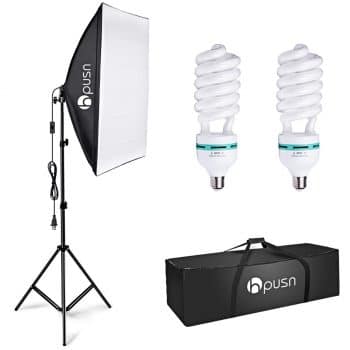 HPUSN Photography Softbox Studio Lighting Kit