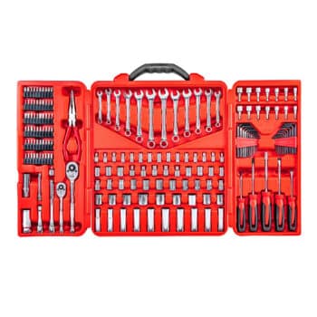 190 Piece Professional Hand Tool Box Kit - Mechanical Tool Set