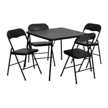 Flash Furniture 5-Piece Folding Table and Chair Set