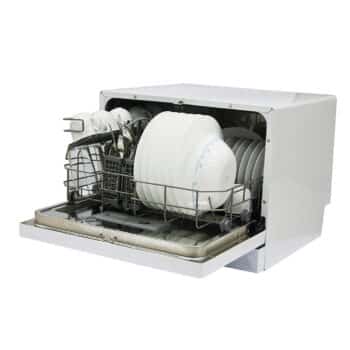 Magic Chef MCSCD6W3 6 Place Setting Countertop Dishwasher