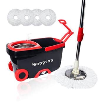 Moppson Spin Mop and Bucket Floor Cleaning System