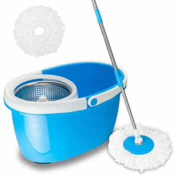 Valuebox Spin Mop with Stainless Steel Bucket