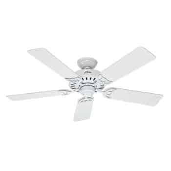 Hunter 53039 52-Inch Summer Breeze Ceiling Fan (White)