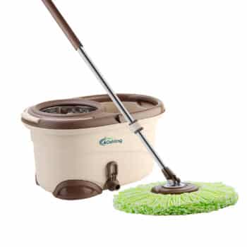 oshang EasyWring Spin Mop and Bucket