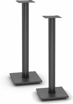 Atlantic 2-Pack Adjustable Bookshelf Speaker Stands, up to 20 lbs. (Black)