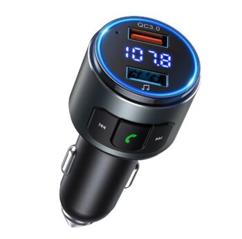 VicTsing (Upgraded Version) Car Bluetooth FM Transmitter