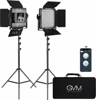 GVM 2-Pack LED Video Lighting Kit