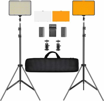 LED Video Light Kit with 2M Light Stand