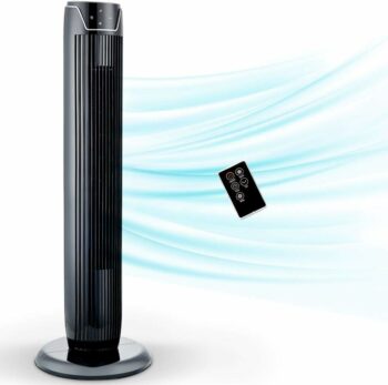 PELONIS Tower Fan with Quiet Cooling Mode, 36 -Inch (Black)