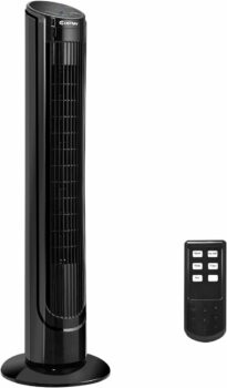 COSTWAY Tower Fan, 3-Speed with Remote Control (40-Inch)