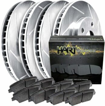 PLATINUM Hart Drilled Slot Brake Rotor and Pads