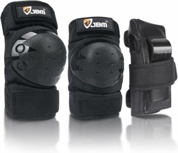 JBM international Adult/Child Knee Pads with Elbow Pads & Wrist Guards (3-in-1)