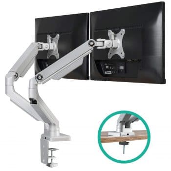 EleTab Dual Arm Monitor Stand