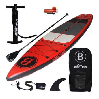 BRIGHT BLUE Hobbie Paddle Board with Pump