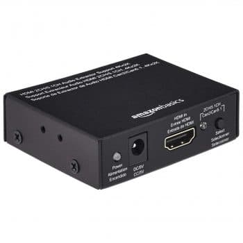 AmazonBasics 4K HDMI to HDMI and Audio Extractor Converter