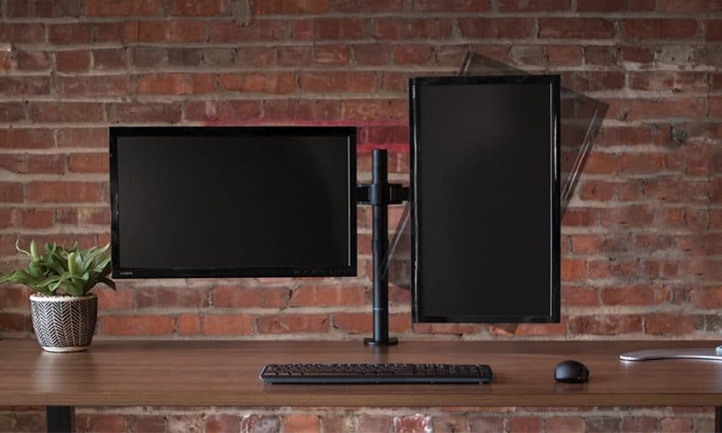 Dual LCD Monitor Desk Mount Stand