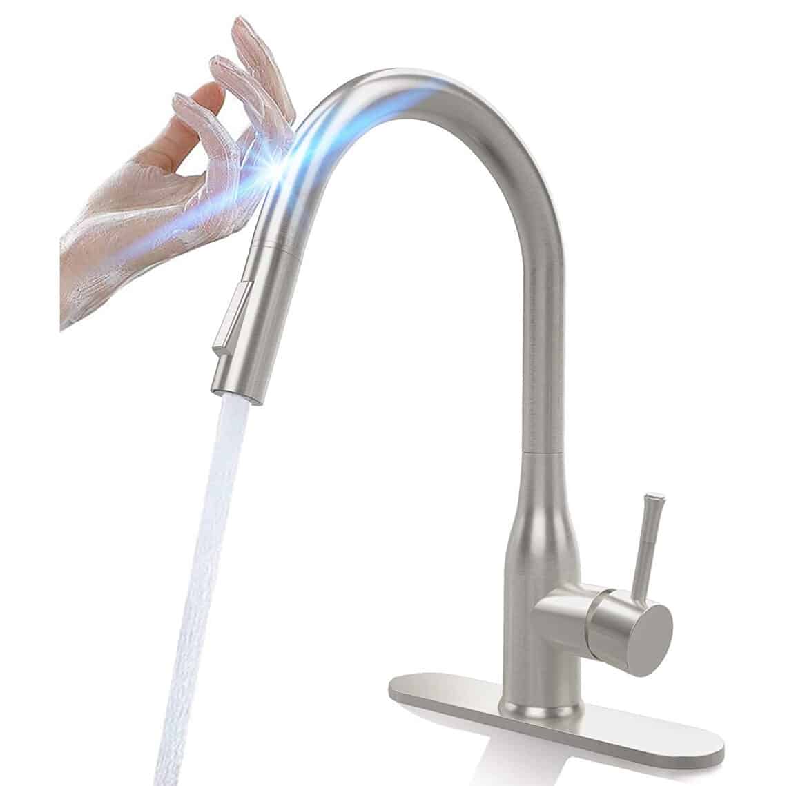 1. CWM Touch Kitchen Faucet W Pull Down Sprayer 1140x1139 