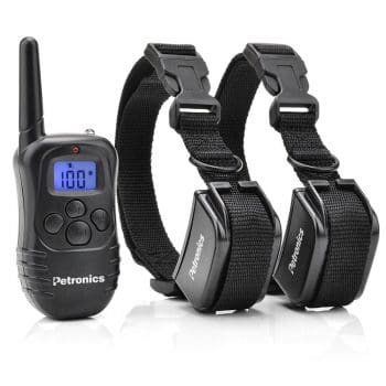 Petronics Rechargeable Shock Training Collar with Remote- Money Back Warranty