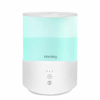 Homasy 2.5 Liter Cool Mist 7-Color Lights Humidifier Diffuser