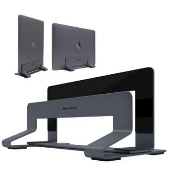 Macally Vertical Laptop Stand for Desk Space