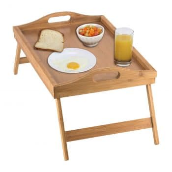 Home-it Bed Tray Table with Folding Legs