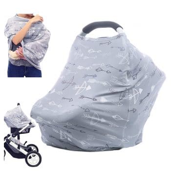 Hicoco Breastfeeding Nursing Car seat Canopy for Boys & Girls