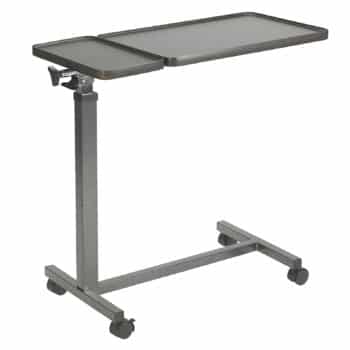 Drive Medical Multi-Purpose Tilt-Top Overbed Table Cart