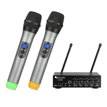 Fifine UHF Dual-Channel Wireless Handheld Microphone