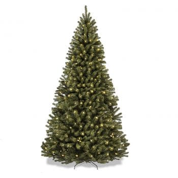 Pre-Lit 7.5ft Spruce artificial tree by Best Choice Products