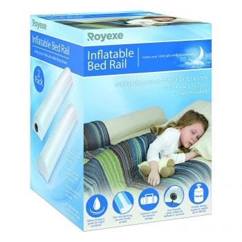 Royexe Inflatable Travel Bed Rail for Kids and Toddlers