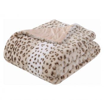 SEDONA HOUSE Cheetah Faux Fur Throw Blanket