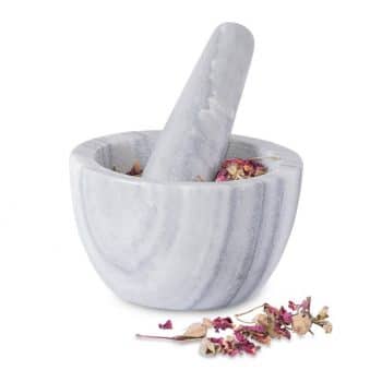 Single Quality Marble Mortar and Pestle Set