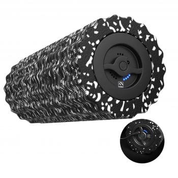 FITINDEX Electric Deep Tissue 4 - Speed Vibrating Foam Roller Black