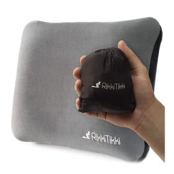 RikkiTikki Inflatable Camping Pillow