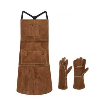 eletecpro Welding Apron and Gloves