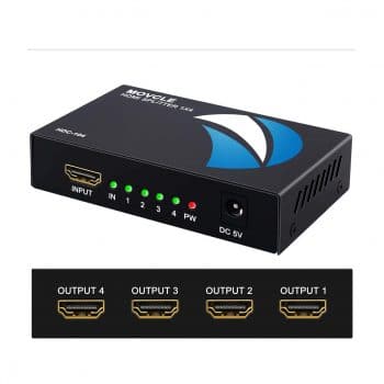 Movcle HDMI Splitter 1 in 4 Out