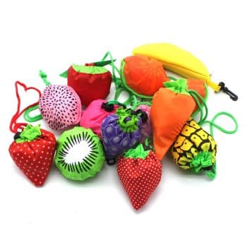 YUYIKES Fruits Reusable Shopping Bags