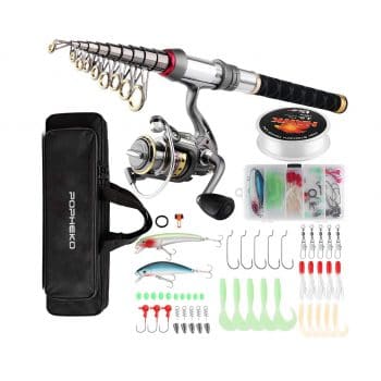 mouhike Fishing Rod Reel Combo Full Kit