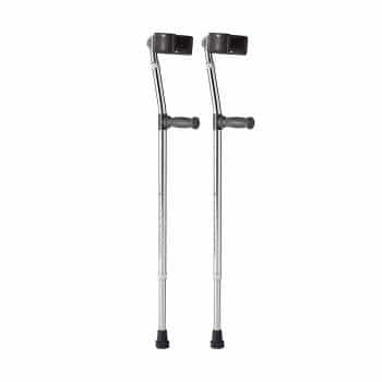 Medline Aluminum Forearm Crutches Pack of 2