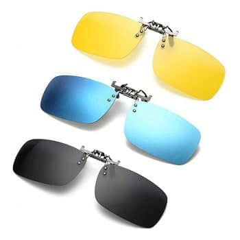 NEWON 3-PACK Clip-on Polarized Eyeglasses