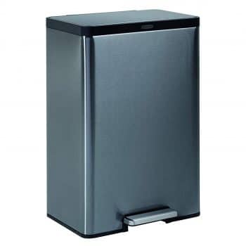 Rubbermaid Charcoal Stainless Steel 12 G Trash Can