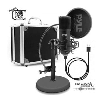 USB Microphone Podcast Recording Kit