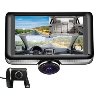 LUU Dash Cam 360˚ Panorama Front Camera and Rear Camera