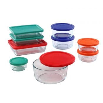 Pyrex Simply-Store Meal Prep Glass Food-Storage Containers