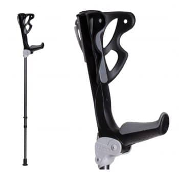 Ergodynamic Forearm Crutches 4.7 to 6.8 Ft 154lbs Spring Rate