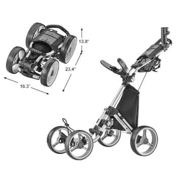 CaddyTek Explorer V8 – Golf Push Cart