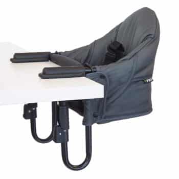 Guzzie+guss Easy Setup Clip-on Table Travel Chair, Charcoal