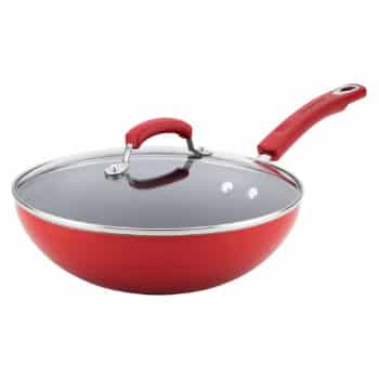 Rachael Ray Brights Red Gradient Nonstick Frying Pan