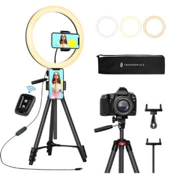  TaoTronics 12-Inches Selfie Ring Light with 3 Color Modes