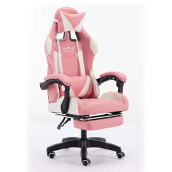 Wgwioo Ergonomic High-Back Gaming Chair with Footrest